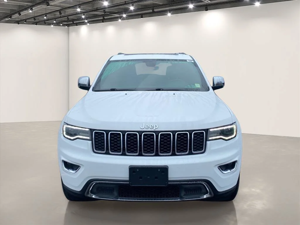 Used 2021 Bright White Clearcoat Jeep Limited image 2