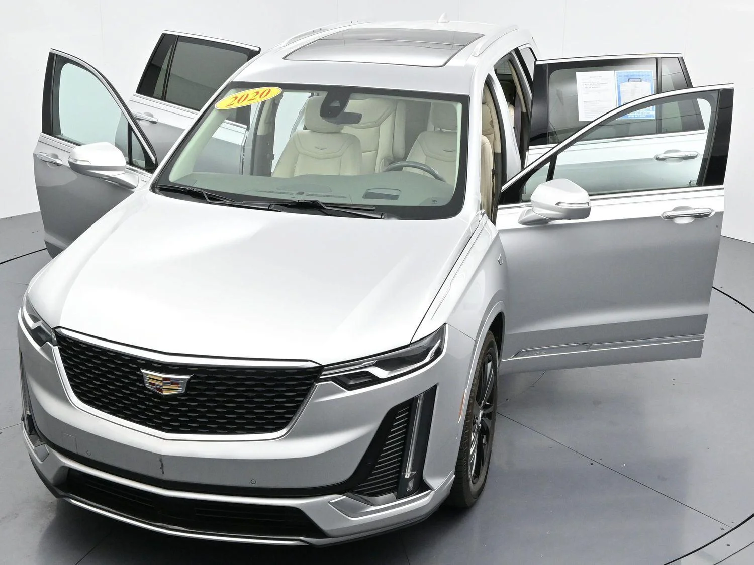 Used 2020 Radiant Silver Metallic Cadillac AWD Premium Luxury image 46