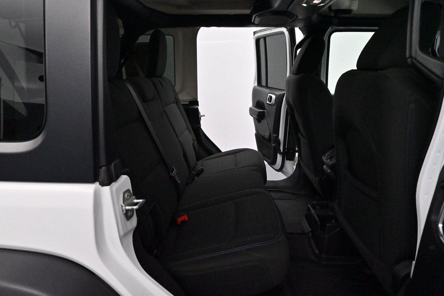 Used 2021 Bright White Clearcoat Jeep Unlimited Islander image 28