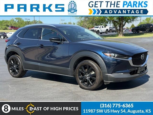Used 2021 Deep Crystal Blue Mica Mazda Preferred image 1