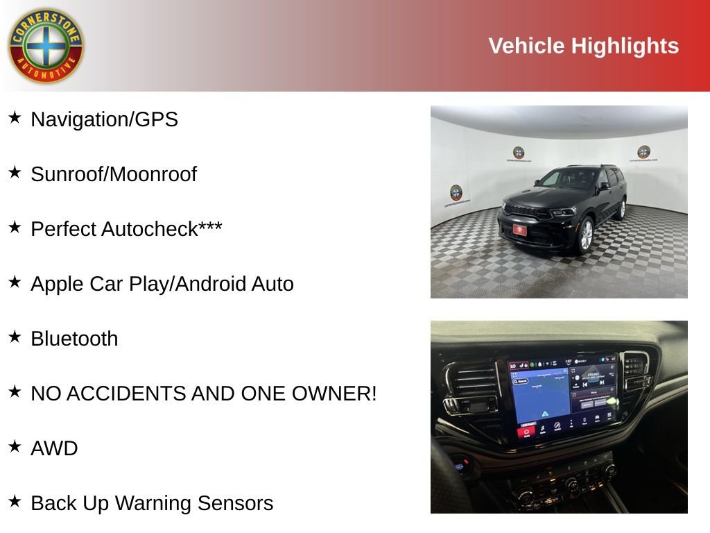 Used 2025 Dodge Durango GT with VIN 1C4RDJDG2SC517844 for sale in Elk River, Minnesota