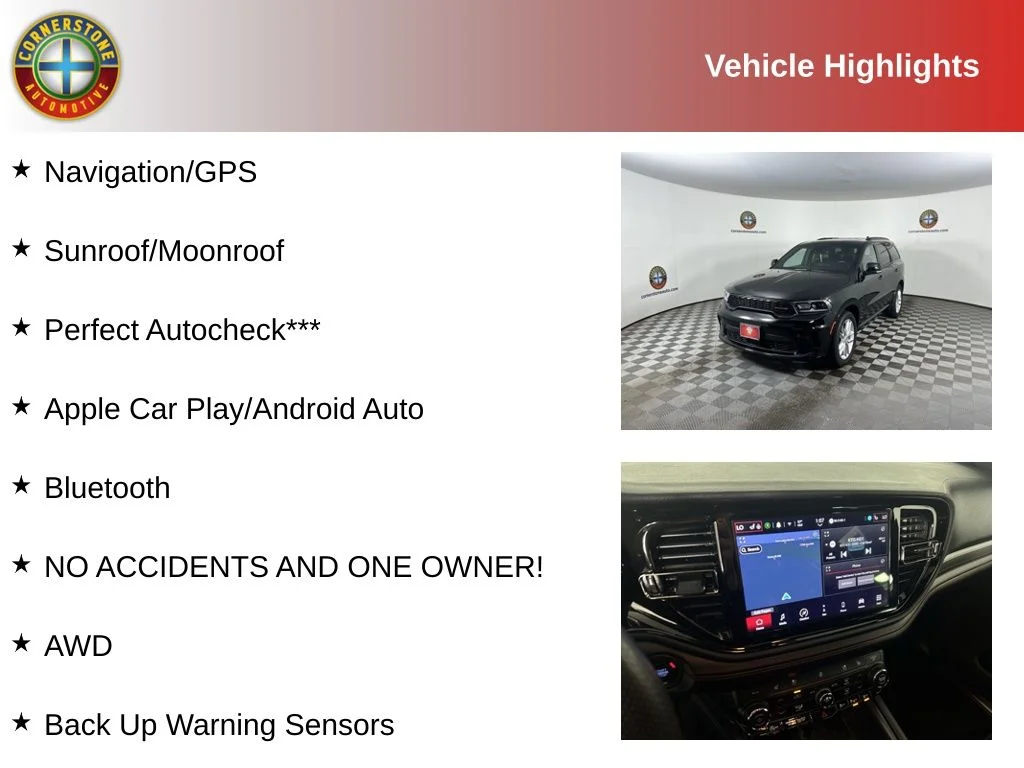 Used 2025 Dodge Durango GT with VIN 1C4RDJDG2SC517844 for sale in Elk River, Minnesota