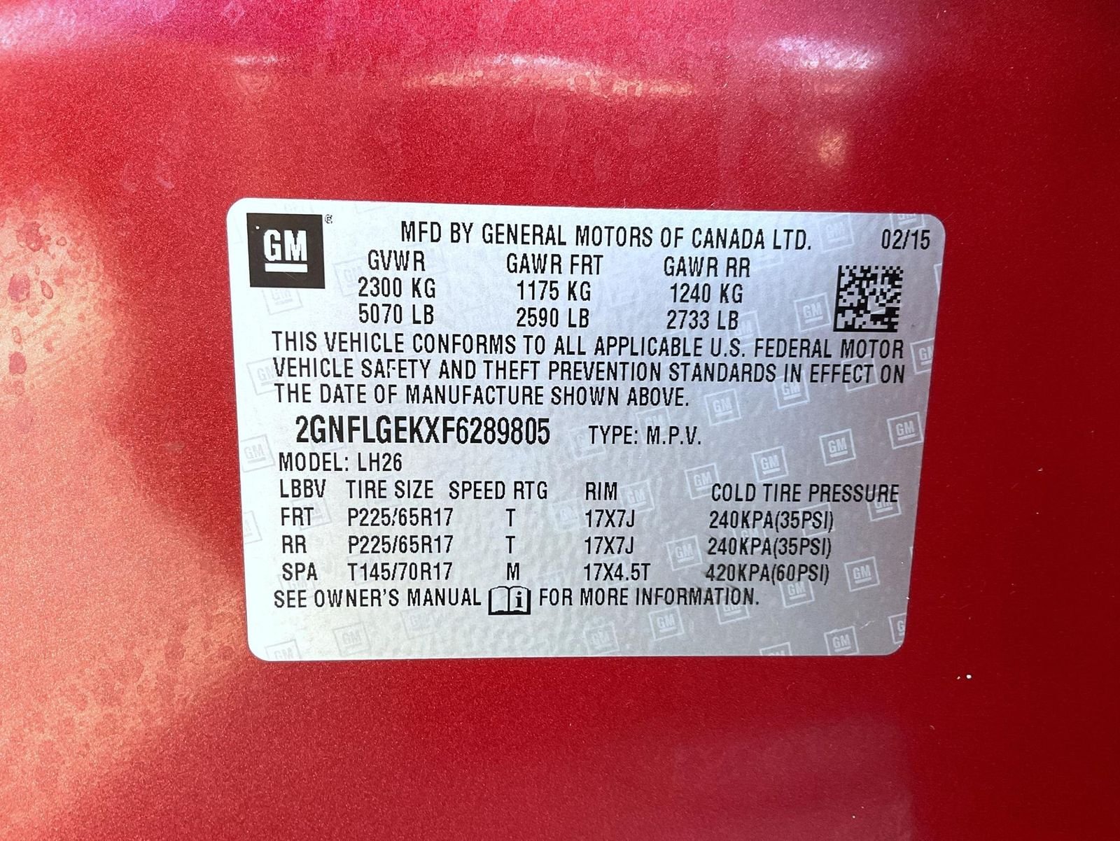 Used 2015 Red Chevrolet LT image 25