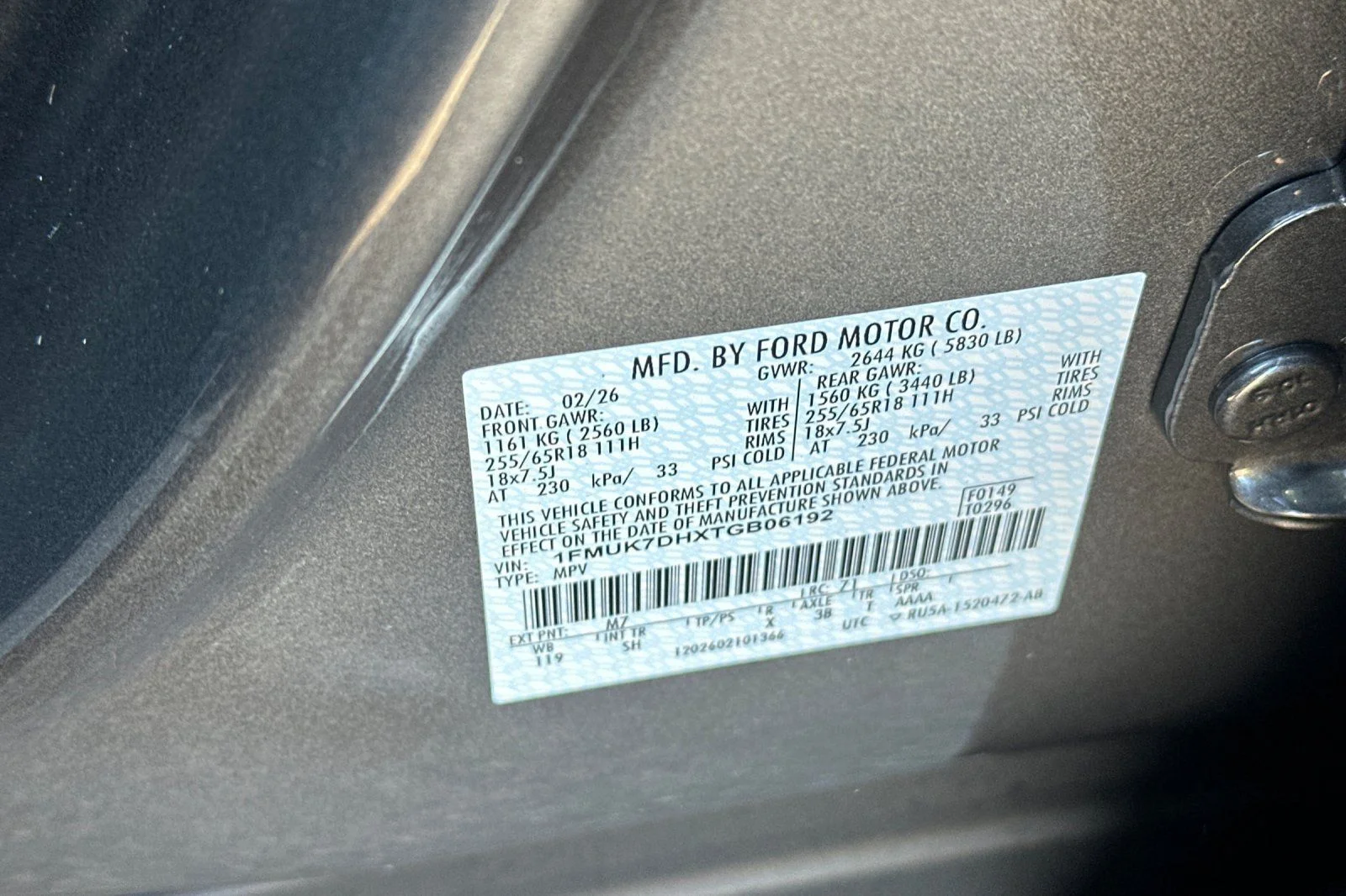 New 2026 Carbonized Gray Metallic Ford Active image 24