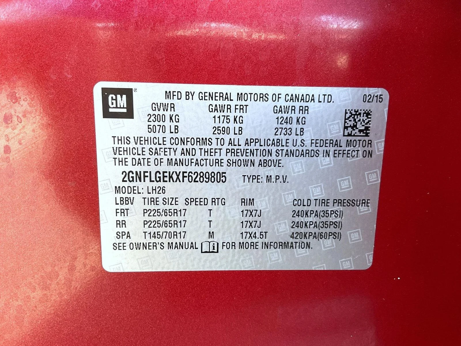 Used 2015 Red Chevrolet LT image 25
