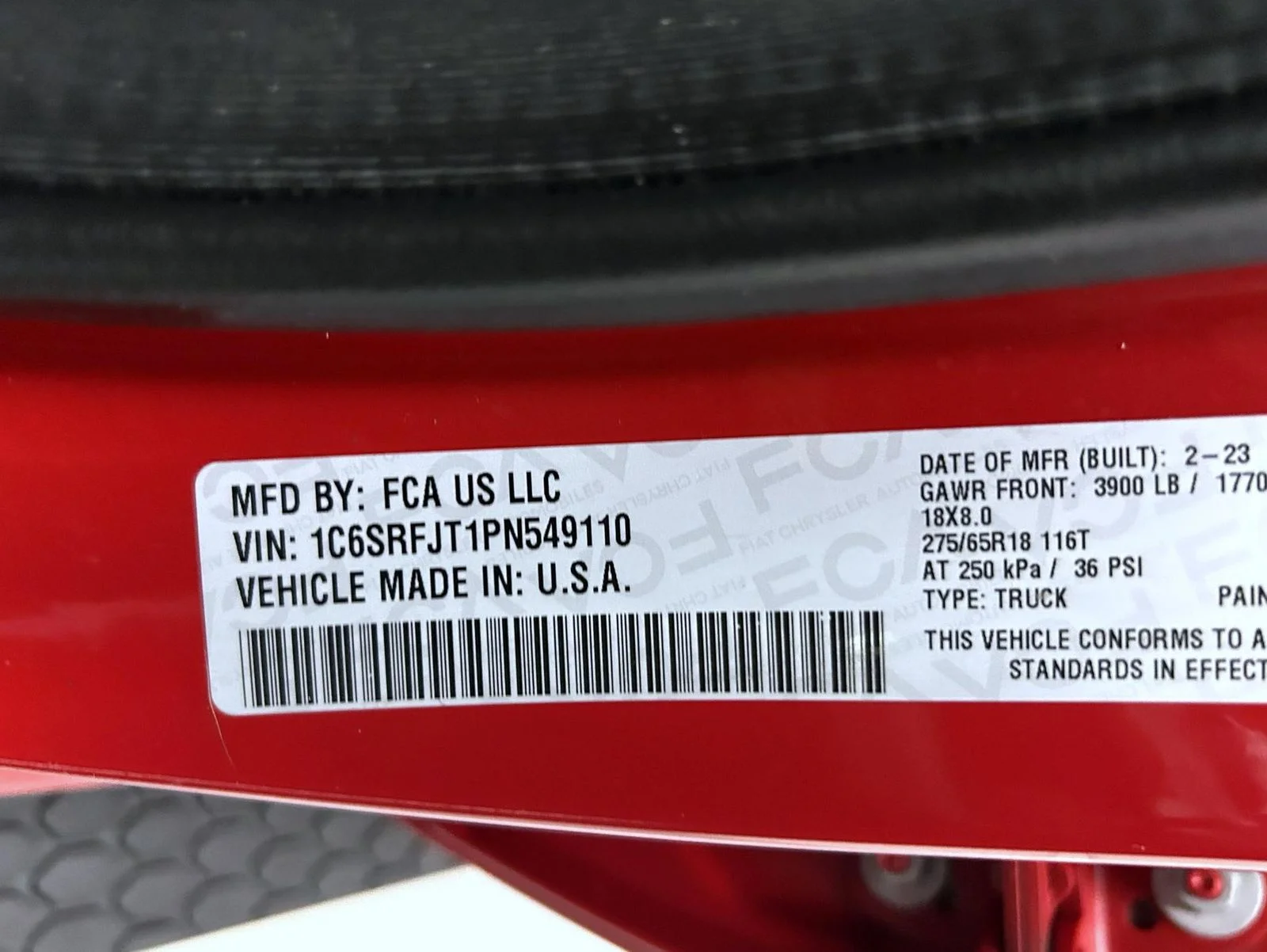 Used 2023 Red Ram Laramie image 25