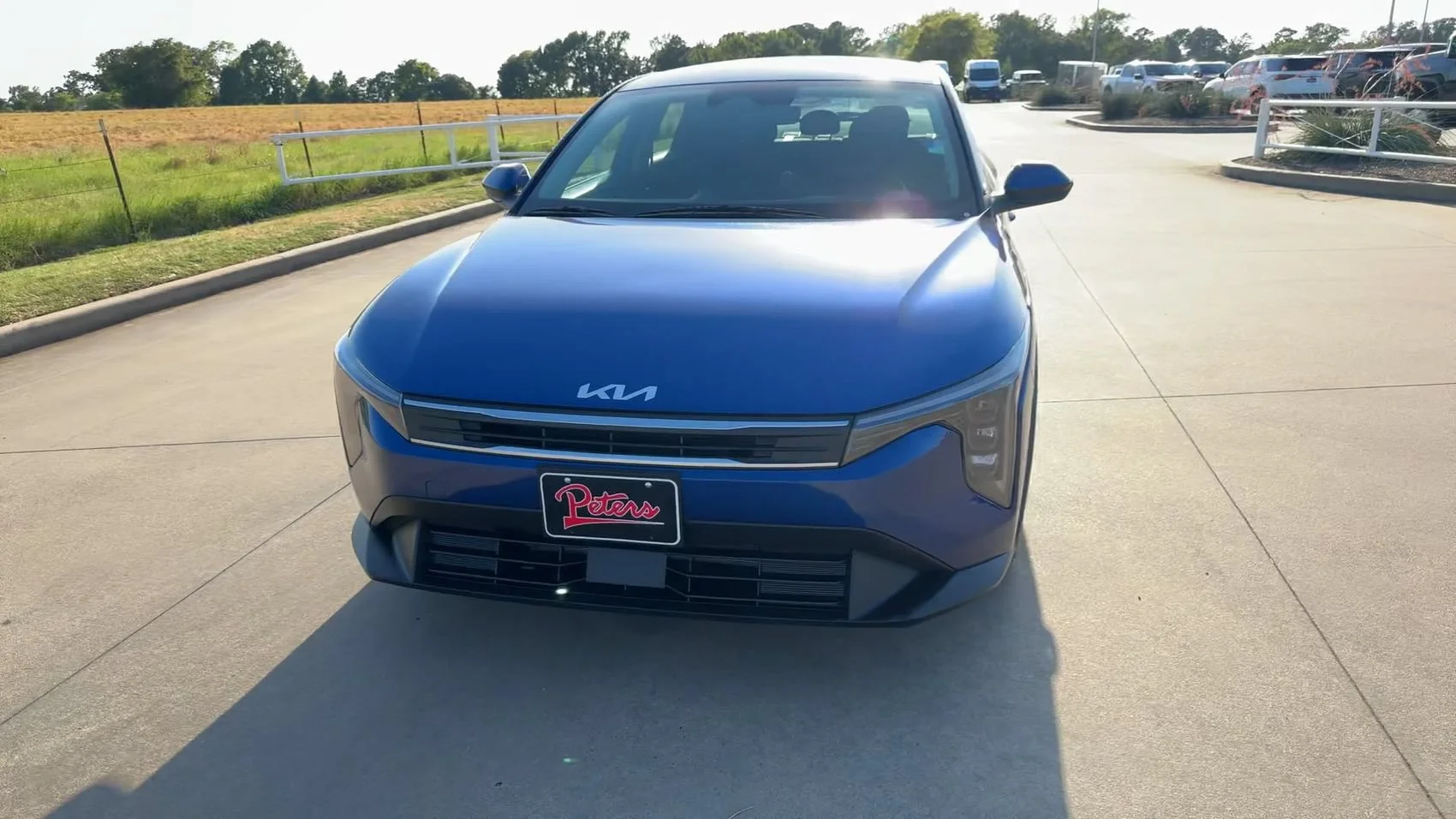 Used 2025 Deep Sea Blue Kia LXS image 3