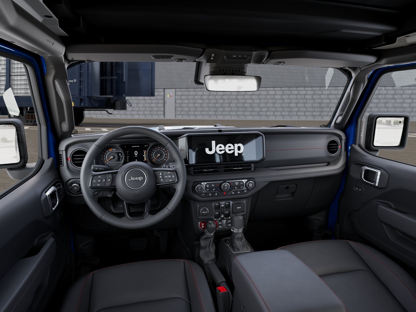 New 2026 Hydro Blue Pearl-Coat Exterior Paint Jeep Rubicon image 8