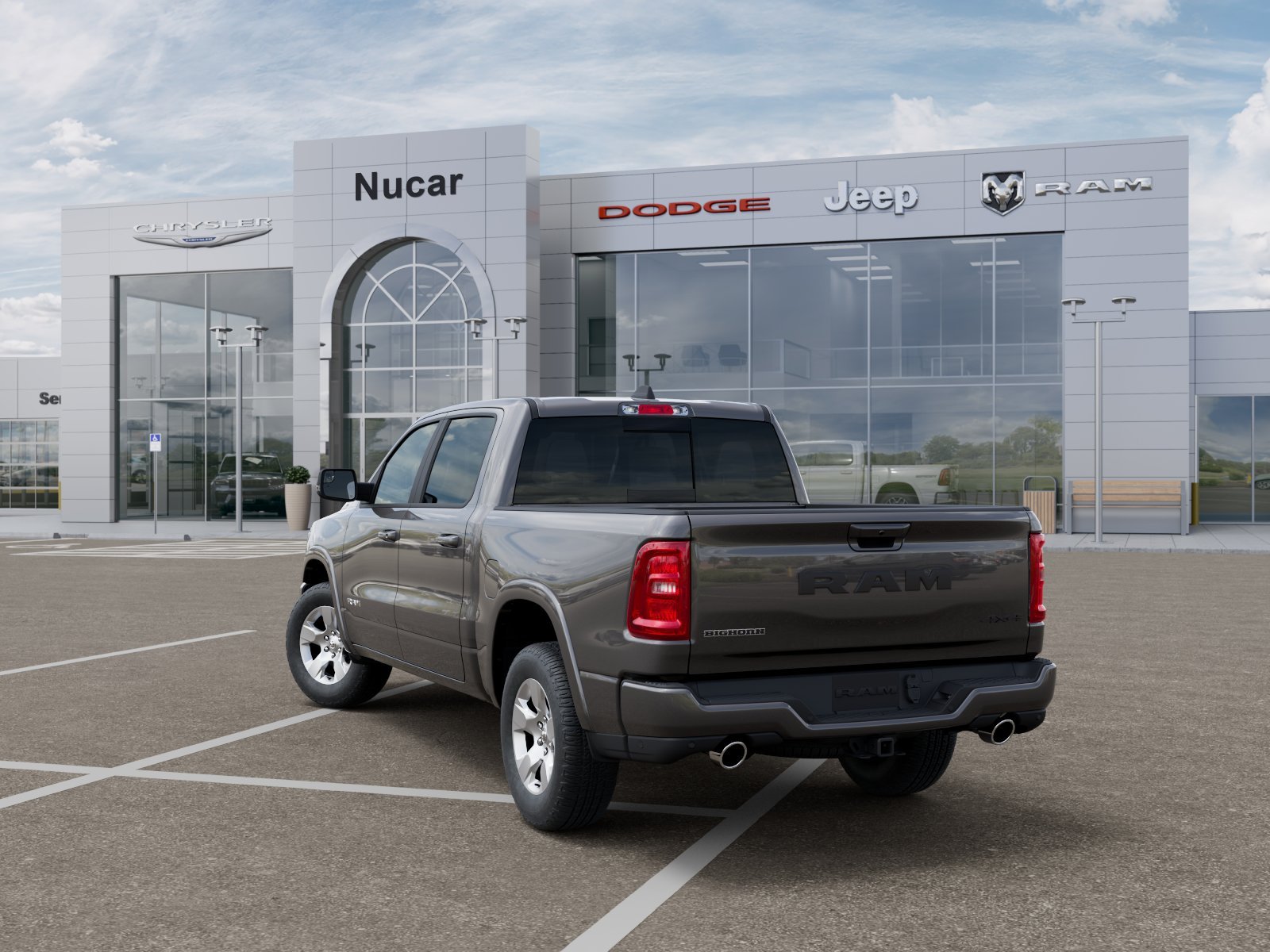 New 2026 Granite Crystal Metallic Clear-Coat Exterior Paint RAM Big Horn/Lone Star image 4