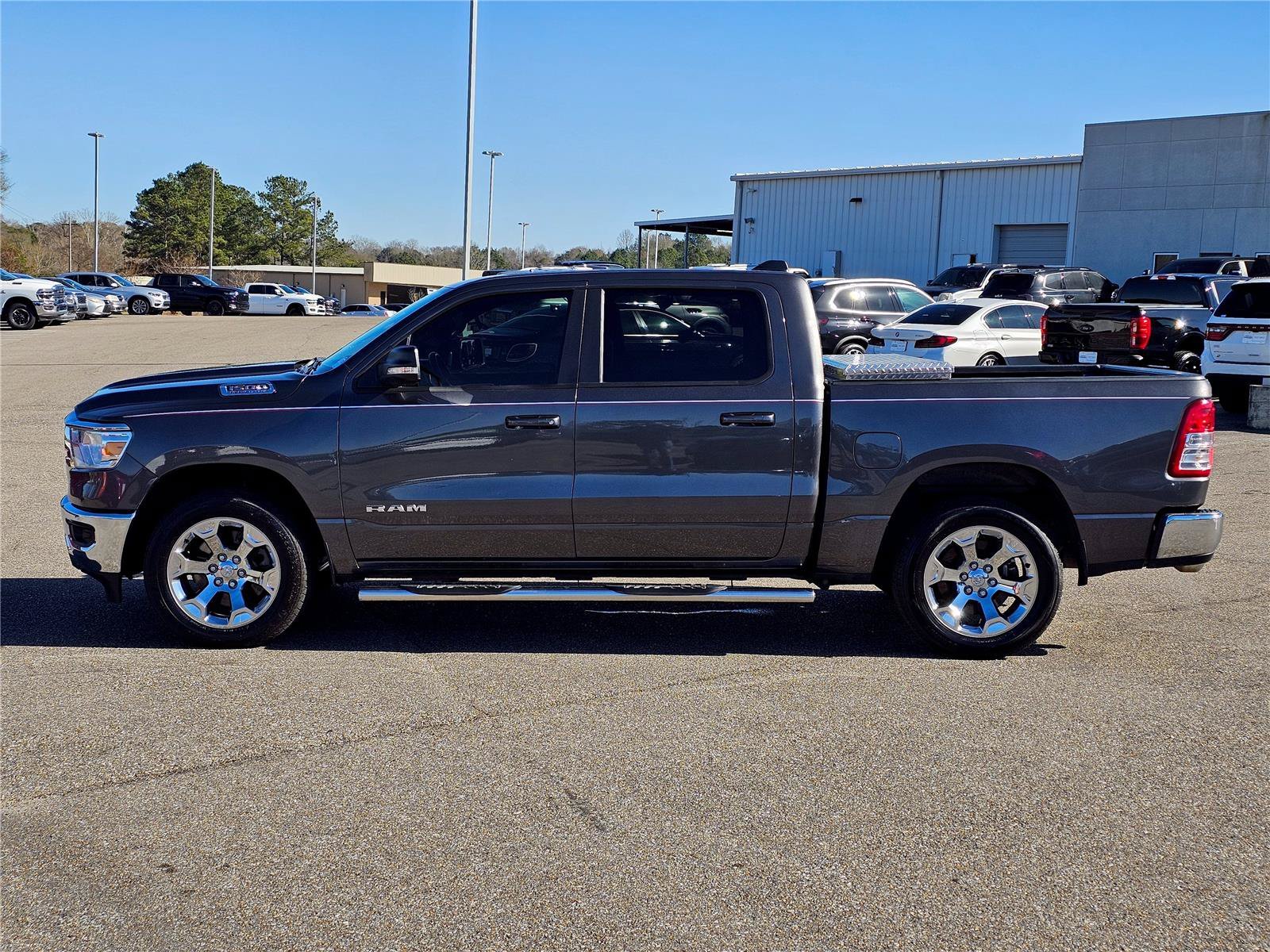 Used 2022 Granite Crystal Metallic Clearcoat Ram Big Horn image 14