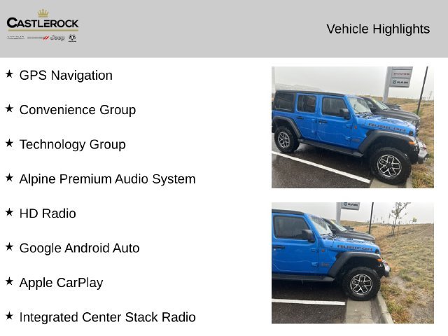 Used 2024 Blue Jeep Rubicon image 2
