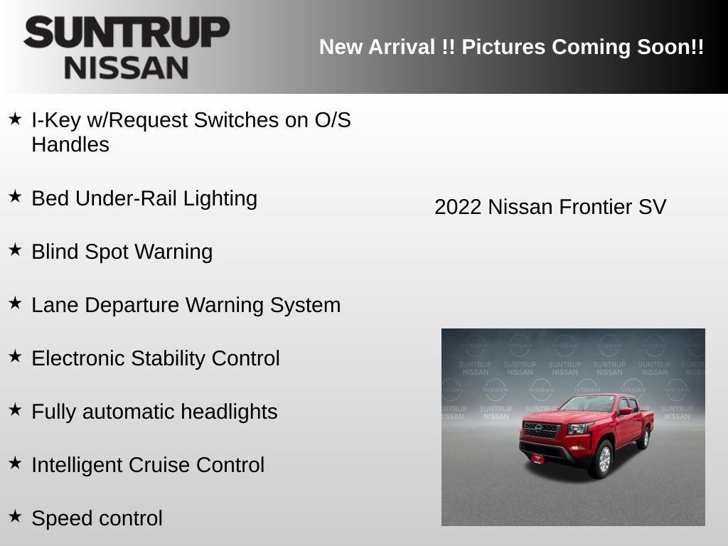 Used 2022 Red Nissan SV image 12