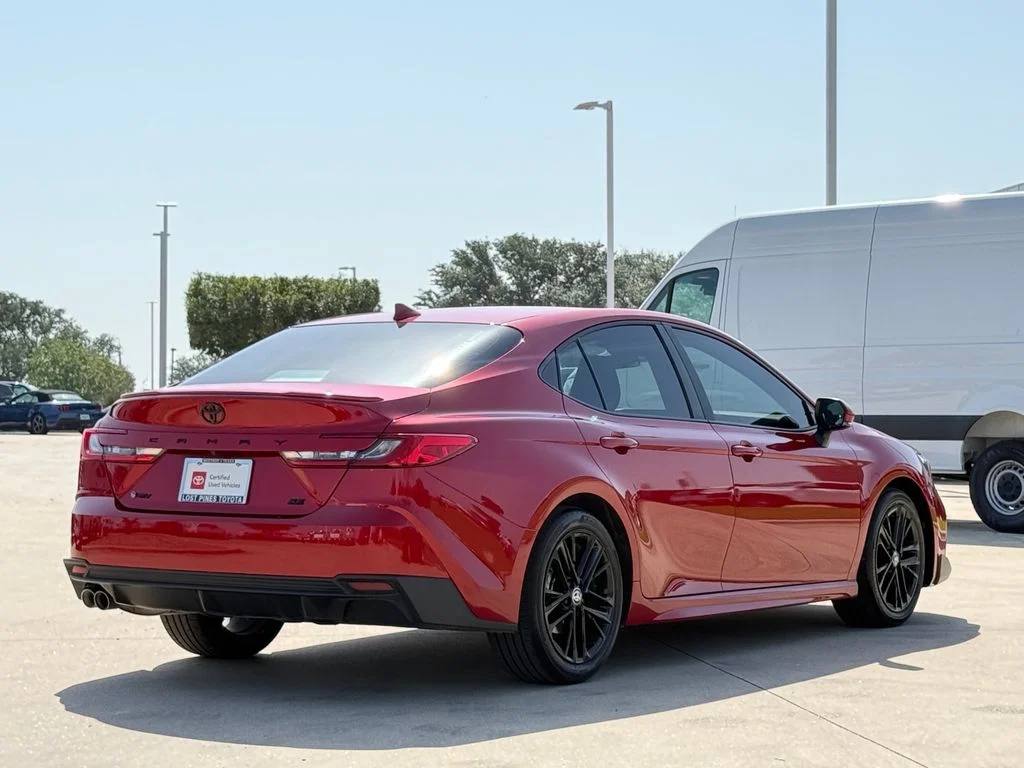 Certified Used 2025 Red Toyota SE image 4