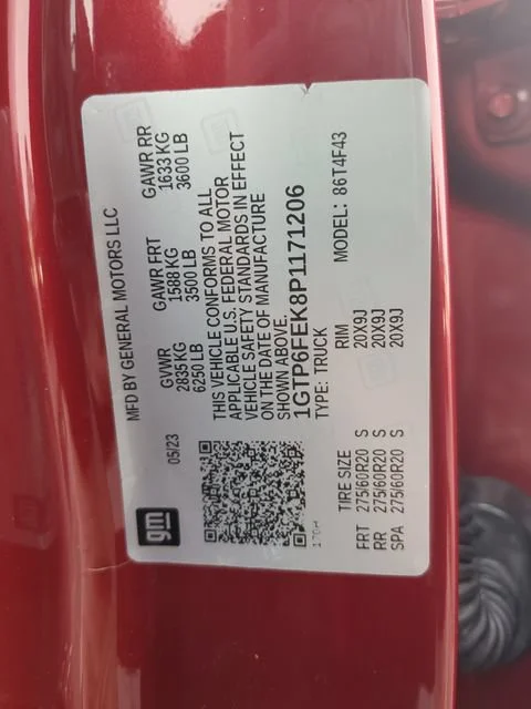 Used 2023 Volcanic Red Tintcoat GMC Denali image 34
