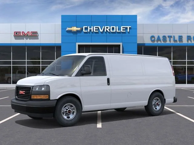 New 2026 Summit White GMC Work Van image 2