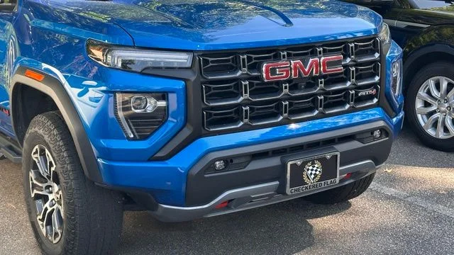 Used 2023 Dynamic Blue Metallic GMC AT4 image 2