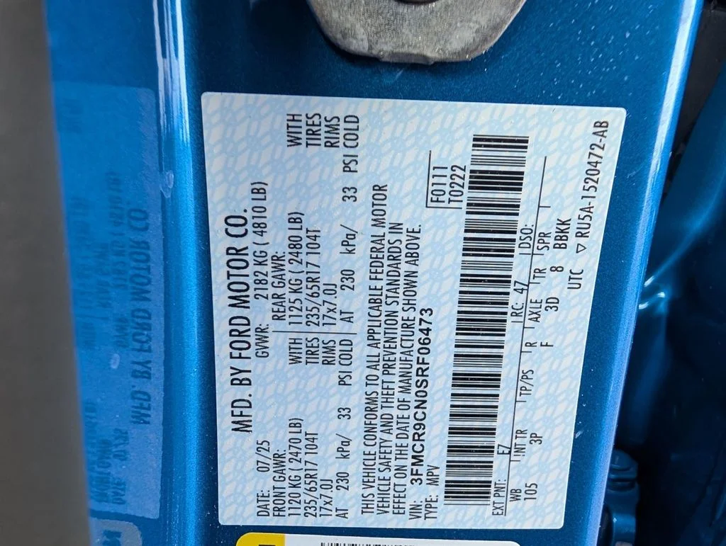 New 2025 Velocity Blue Metallic Ford Outer Banks® image 54