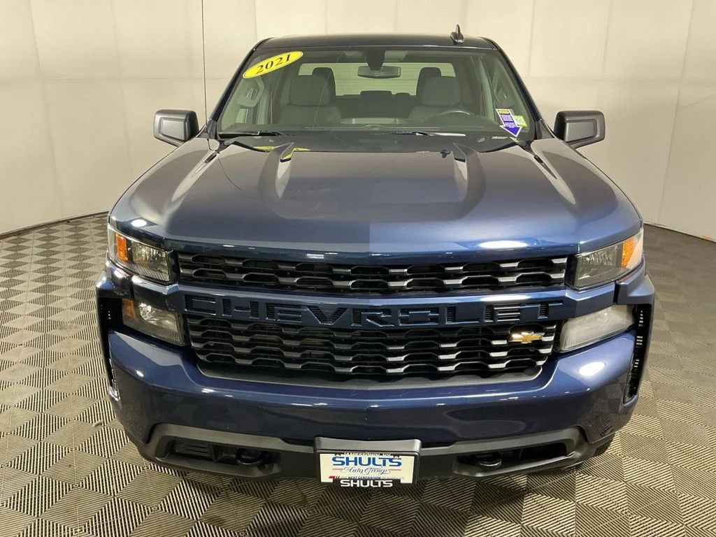 Certified Used 2021 Blue Chevrolet Custom image 3