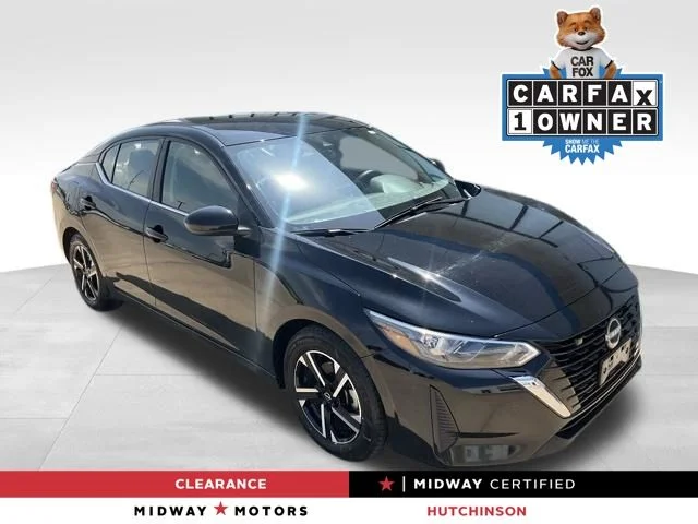 Used 2024 Black Nissan SV image 1
