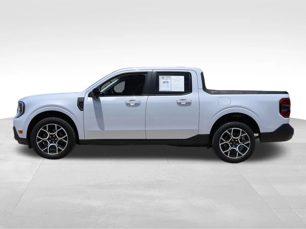 Certified Used 2025 White Metallic Ford Lariat image 2