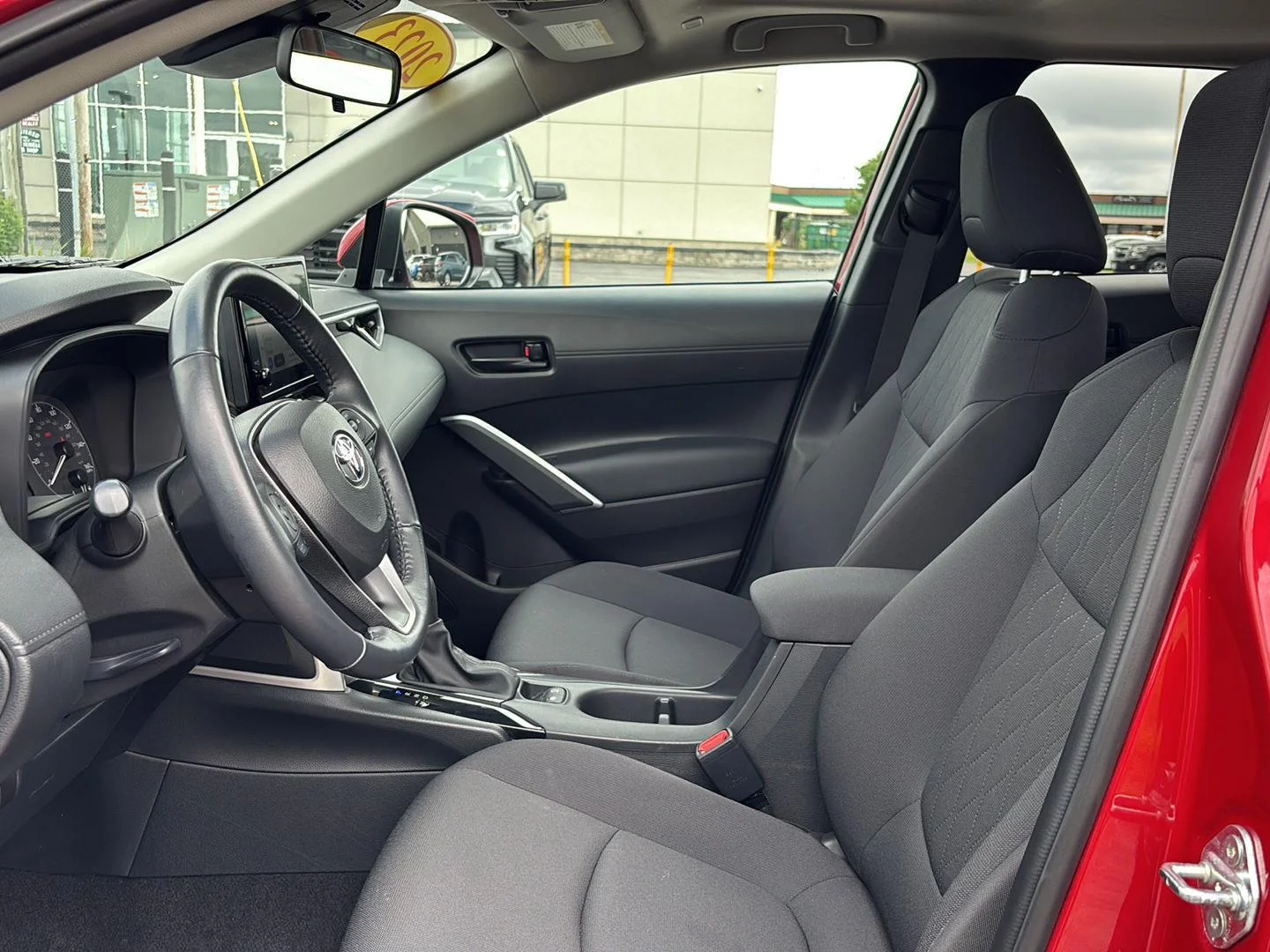 Used 2023 Barcelona Red Metallic Toyota LE image 33
