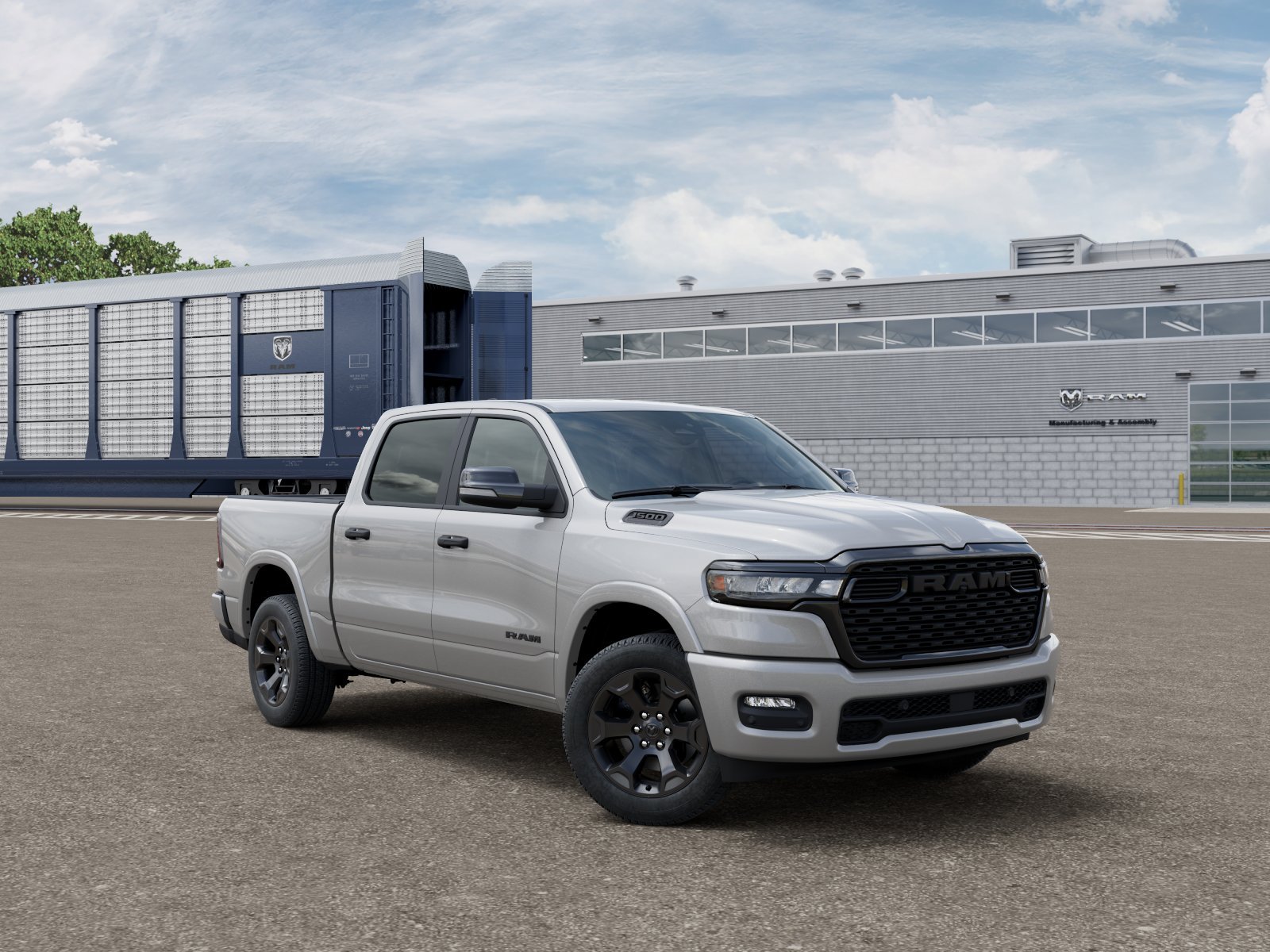 New 2026 Silver Zynith Exterior Paint RAM Big Horn/Lone Star image 3