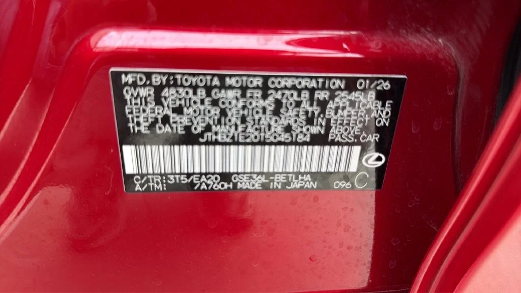 Used 2026 Infrared Lexus 350 F Sport Design image 11