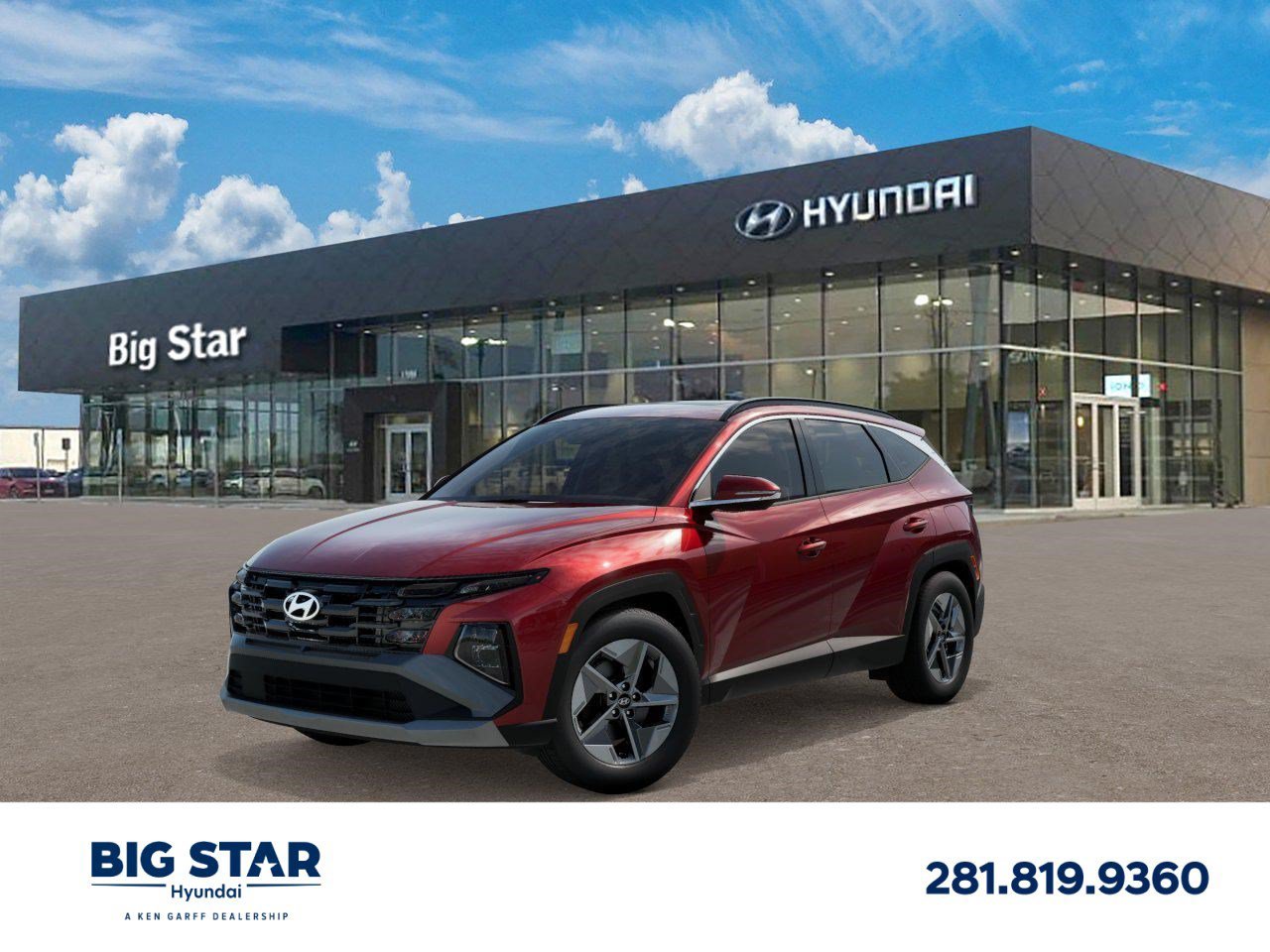 New 2026 Ultimate Red Hyundai SEL Premium FWD image 1