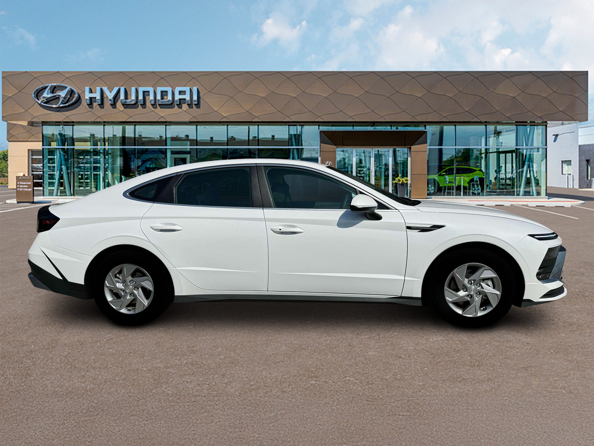 New 2025 White Hyundai SE image 9