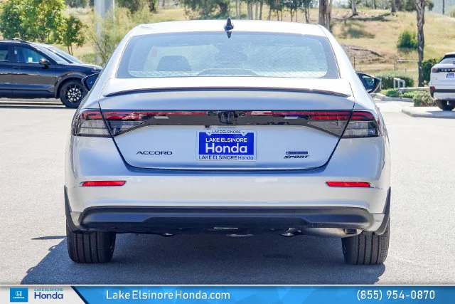 New 2026 Solar Silver Metallic Honda Sport Hybrid image 7