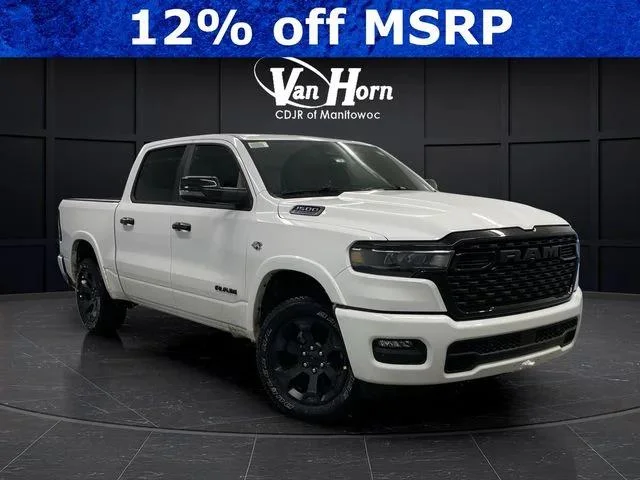 New 2026 Bright White Clearcoat RAM BIG HORN image 1