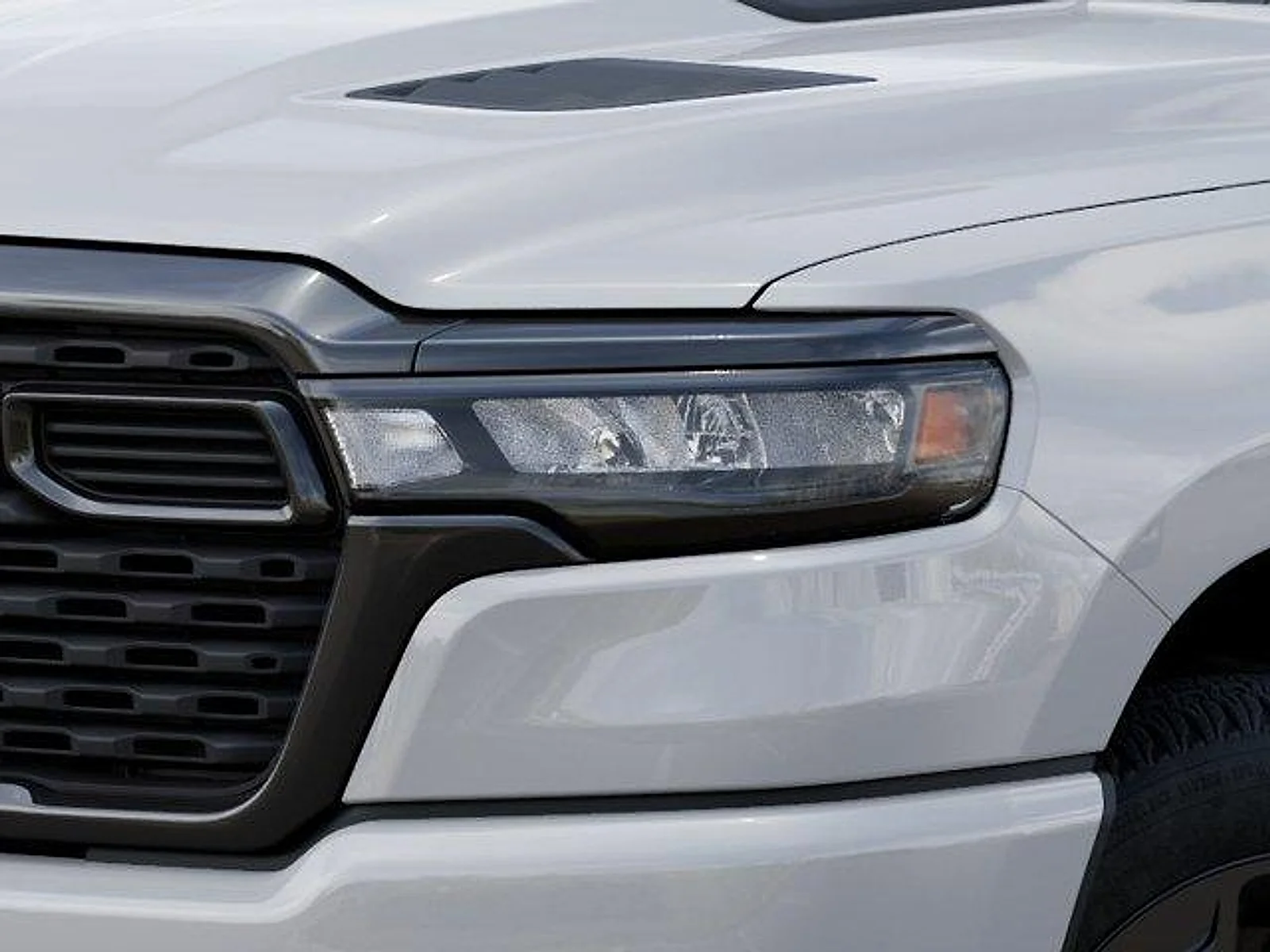 New 2026 Bright White Clear-Coat Exterior Paint RAM Express Crew Cab 4x4 5