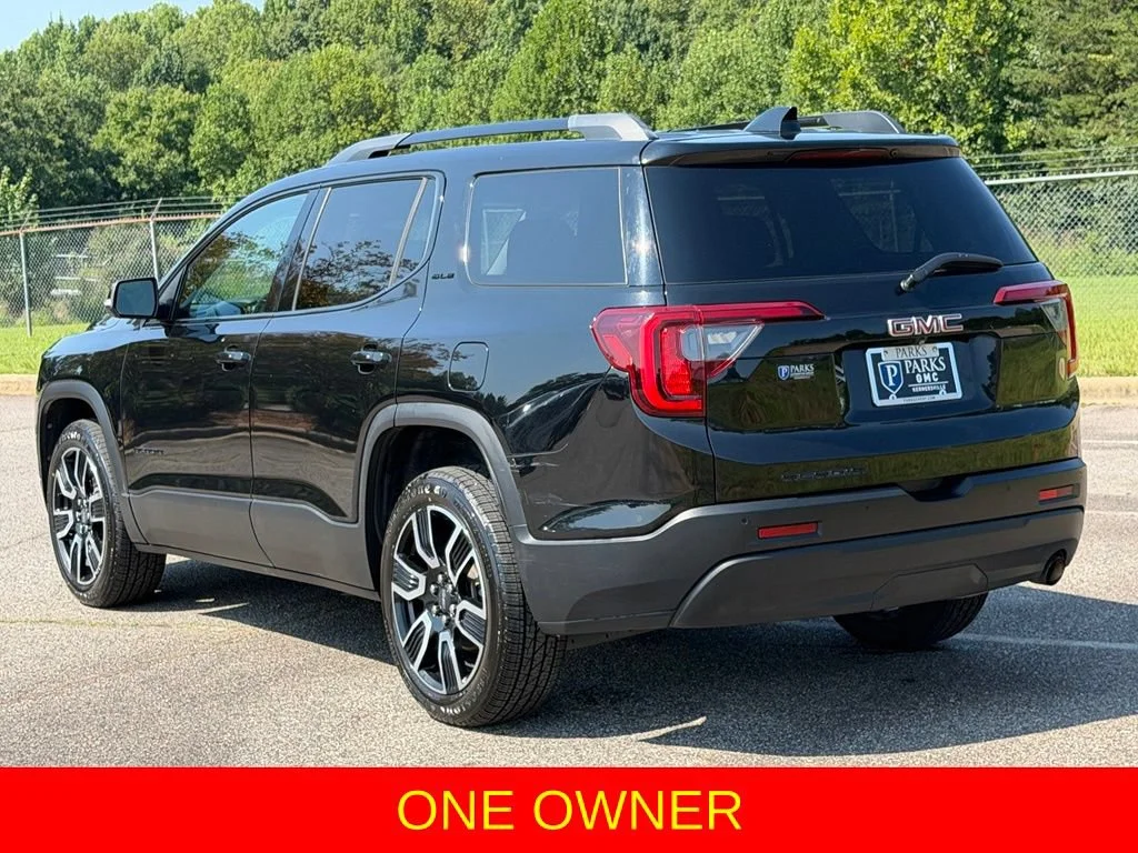 Used 2021 EBONY TWILIGHT METALLIC GMC SLE image 3