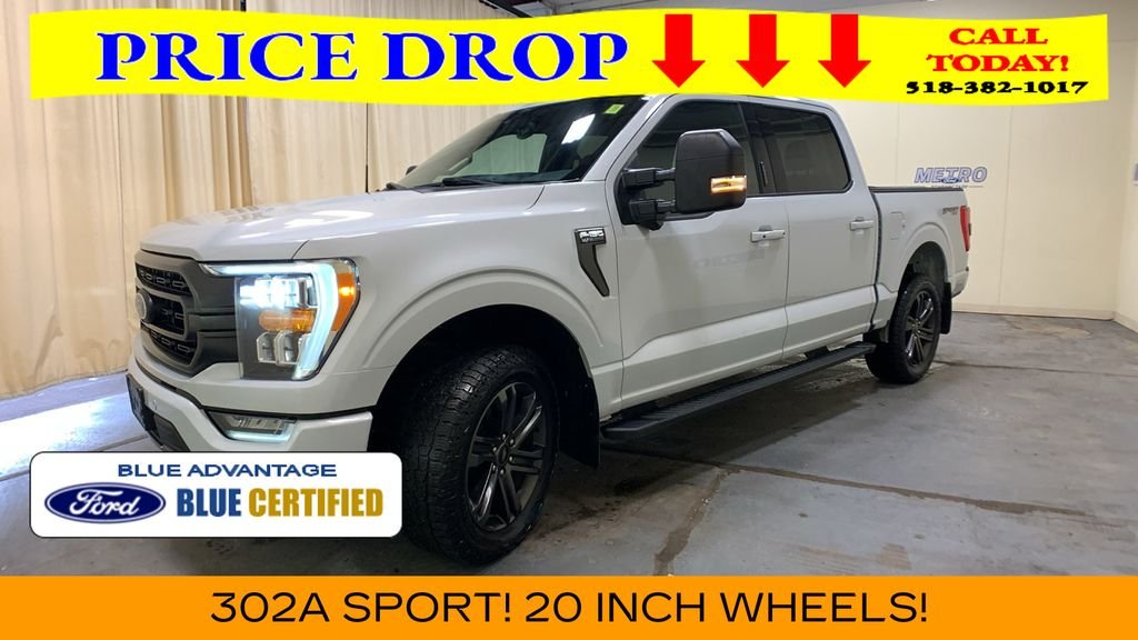 Certified Used 2022 White Metallic Ford XLT image 45