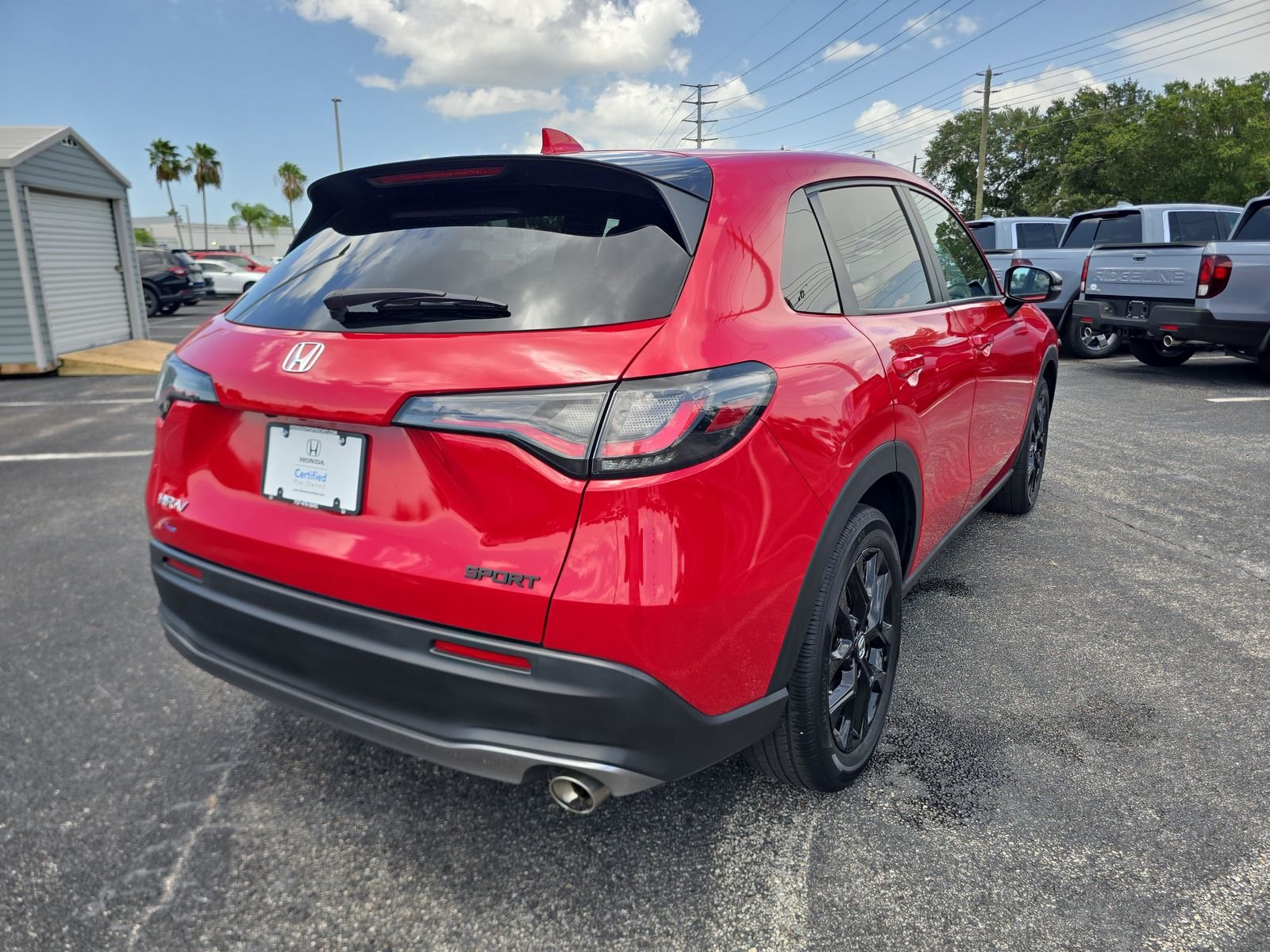 Certified Used 2023 Milano Red Honda Sport image 3