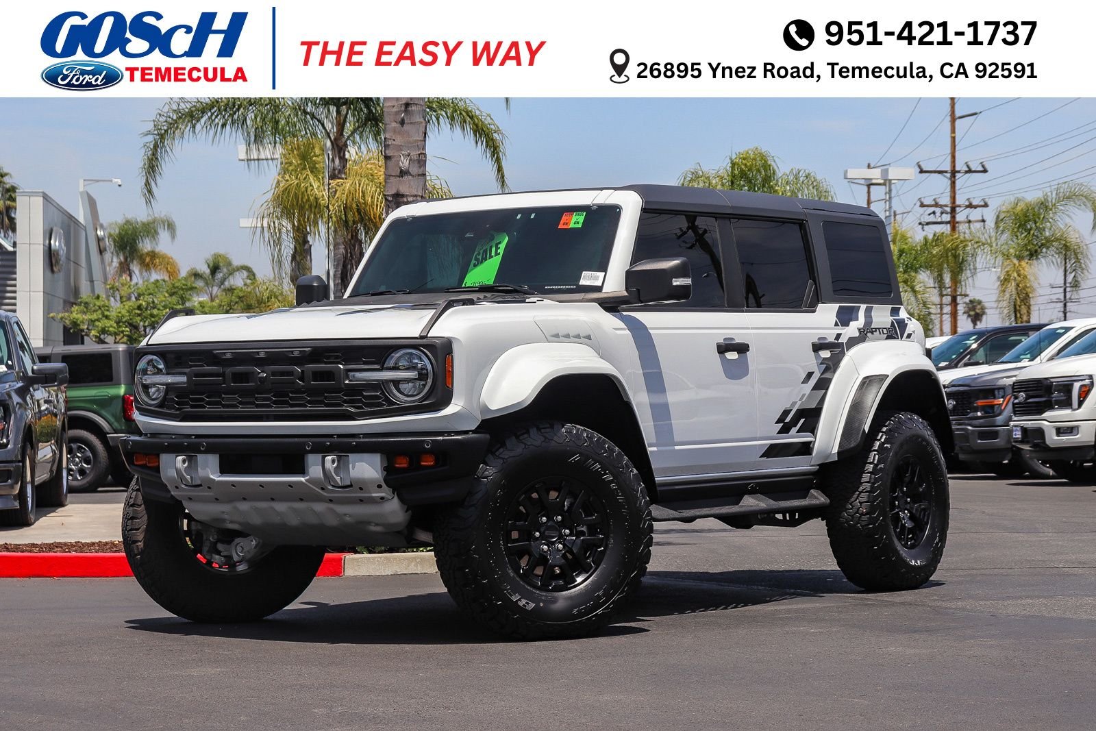 Certified Used 2024 Oxford White Ford Raptor image 1