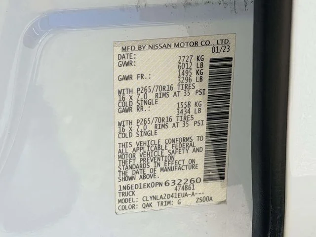 Used 2023 White Nissan S image 26