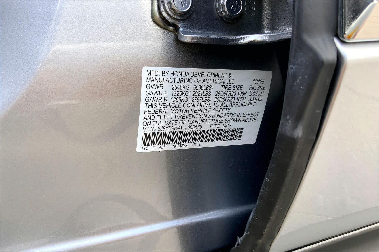 Certified Used 2026 Solar Silver Metallic Acura w/Technology Package image 34