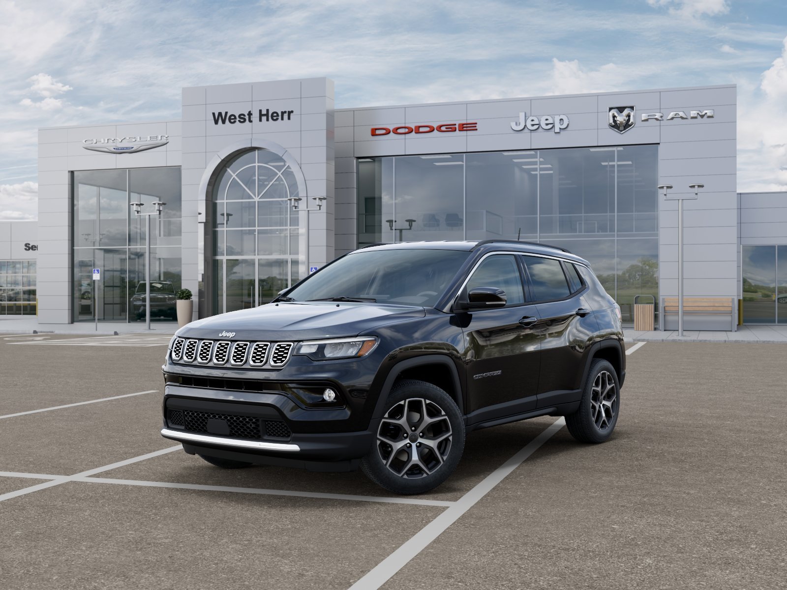 New 2026 Diamond Black Crystal Pearlcoat Jeep COMPASS LIMITED 4X4 image 27