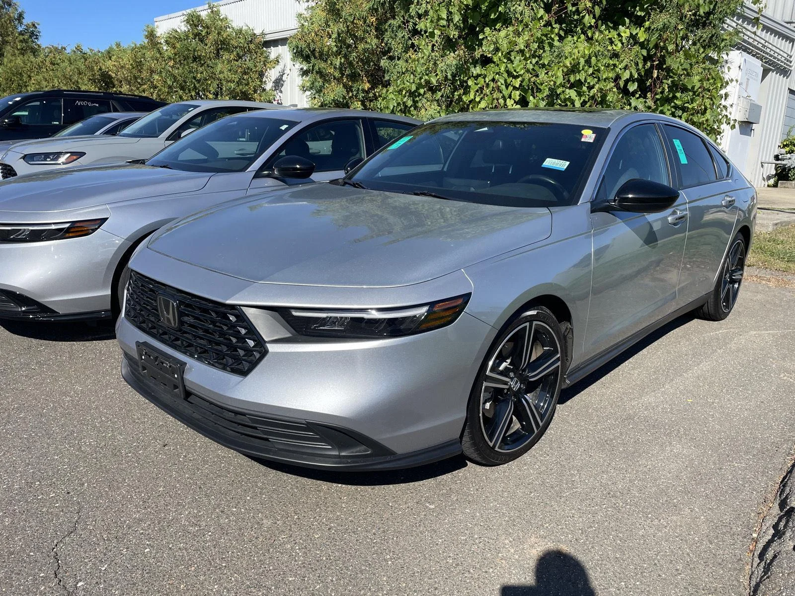 Used 2024 Solar Silver Metallic Honda Sport image 2