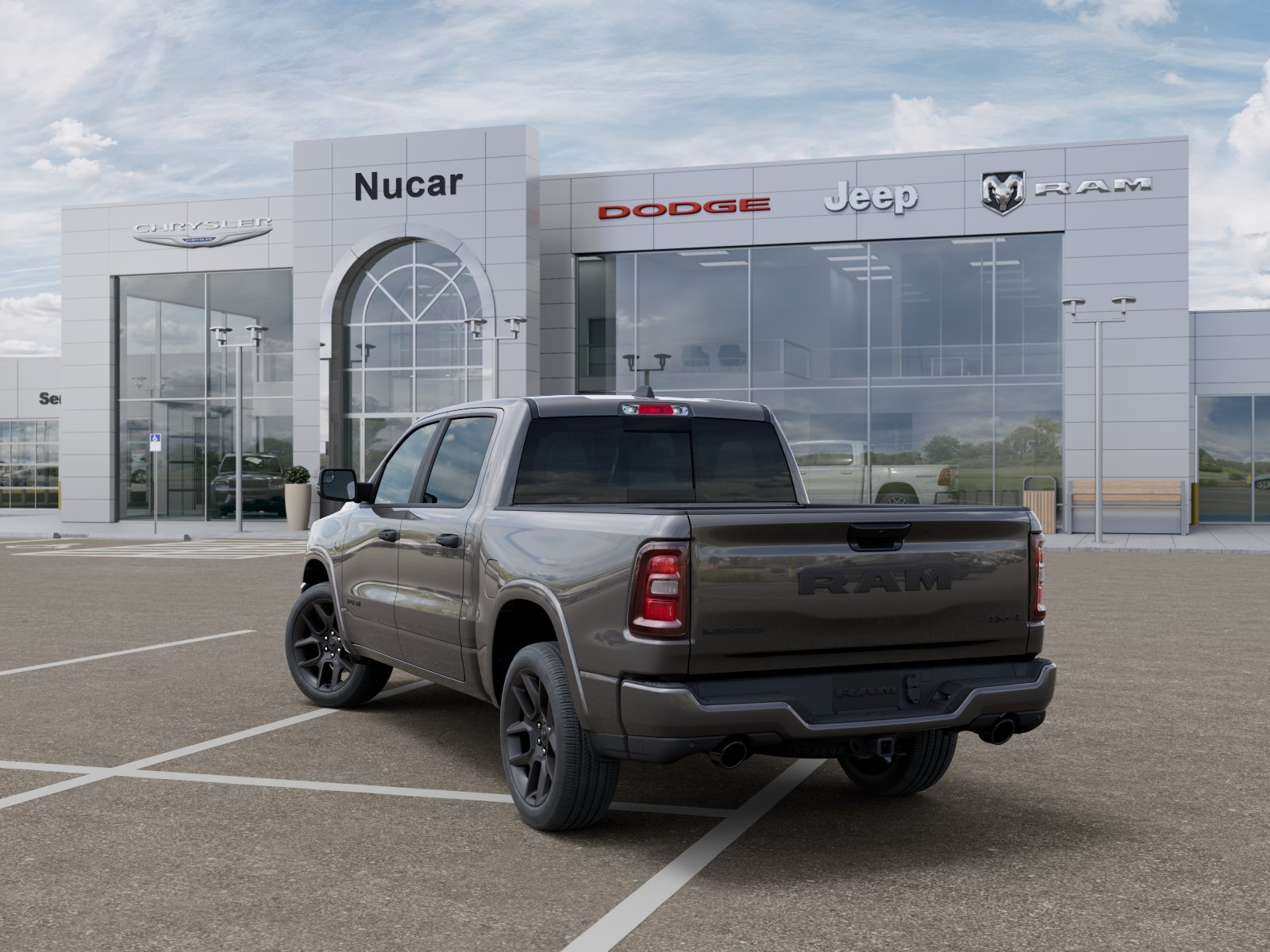 New 2026 Granite Crystal Metallic Clear-Coat Exterior Paint RAM Laramie image 22