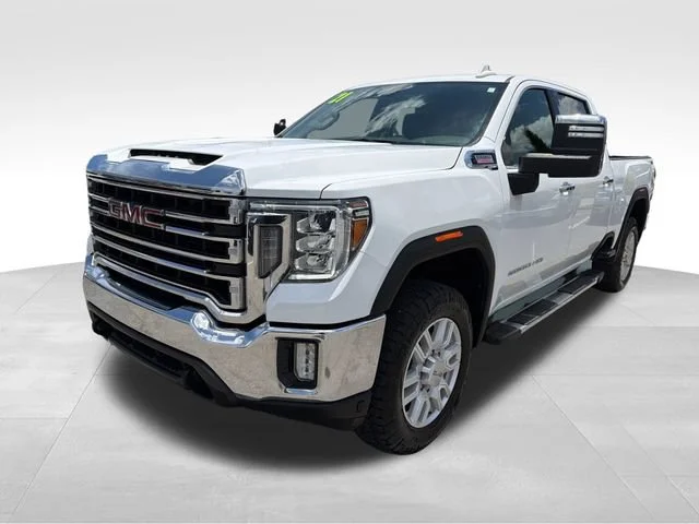 Used 2021 SUMMIT WHITE GMC SLT image 3