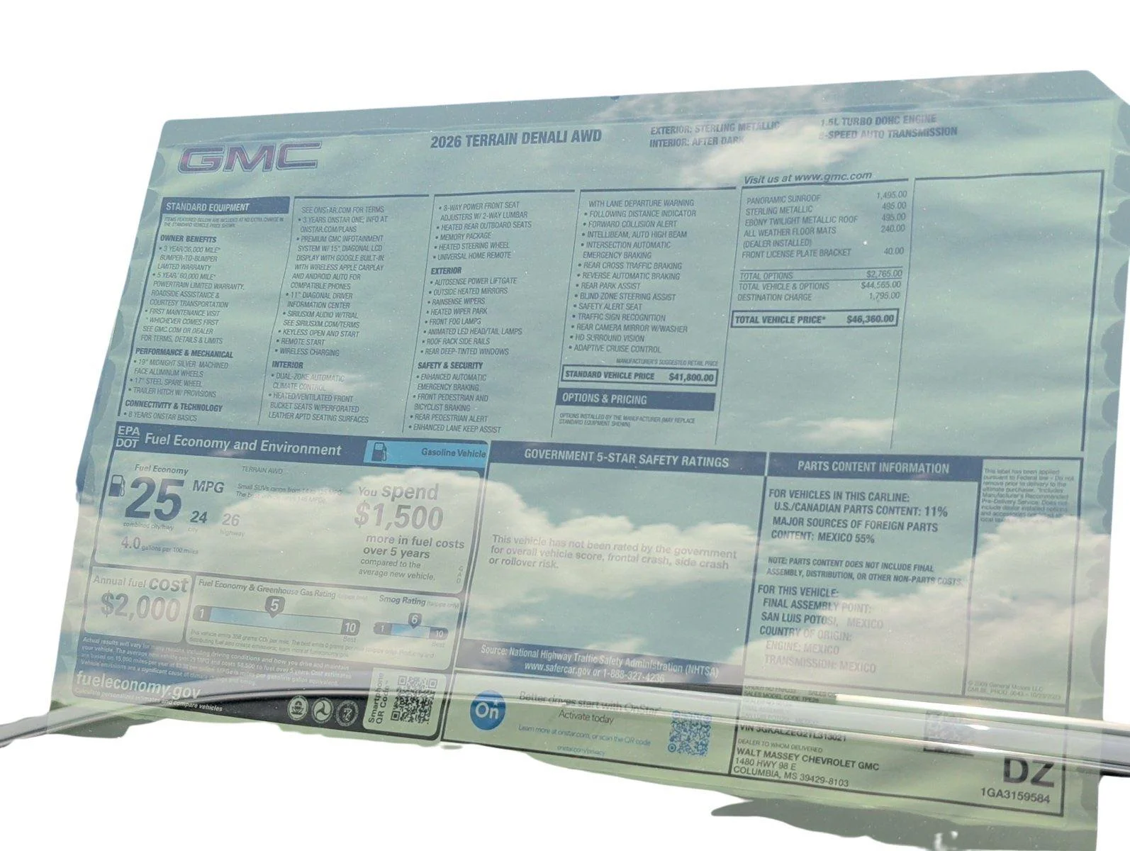 New 2026 Sterling Metallic GMC Denali image 31