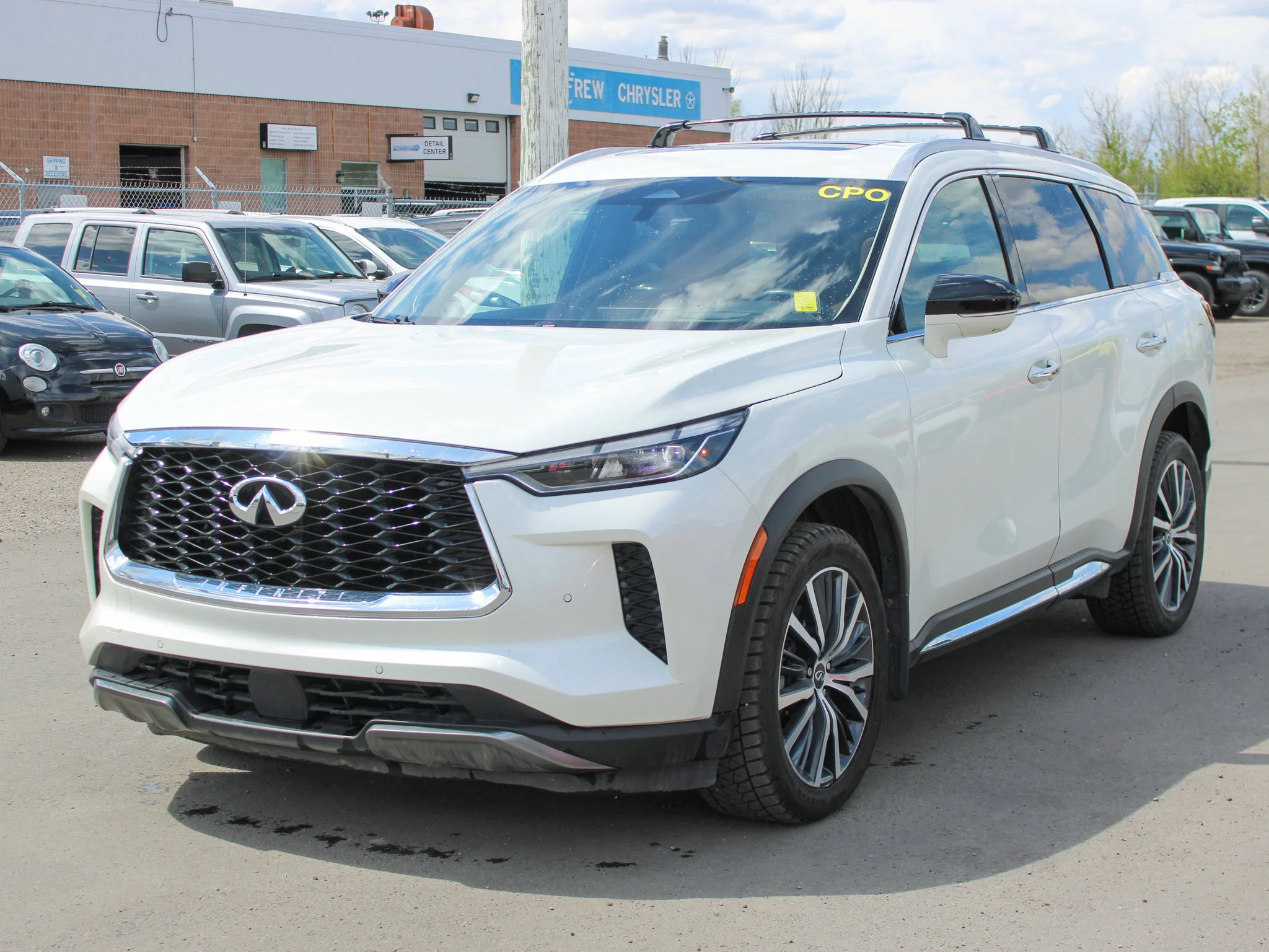 Certified Used 2023 White INFINITI Sensory * No Accidents | Head-Up Display | Heated Brown Seats | Winter Tires | 3M PPF image 11