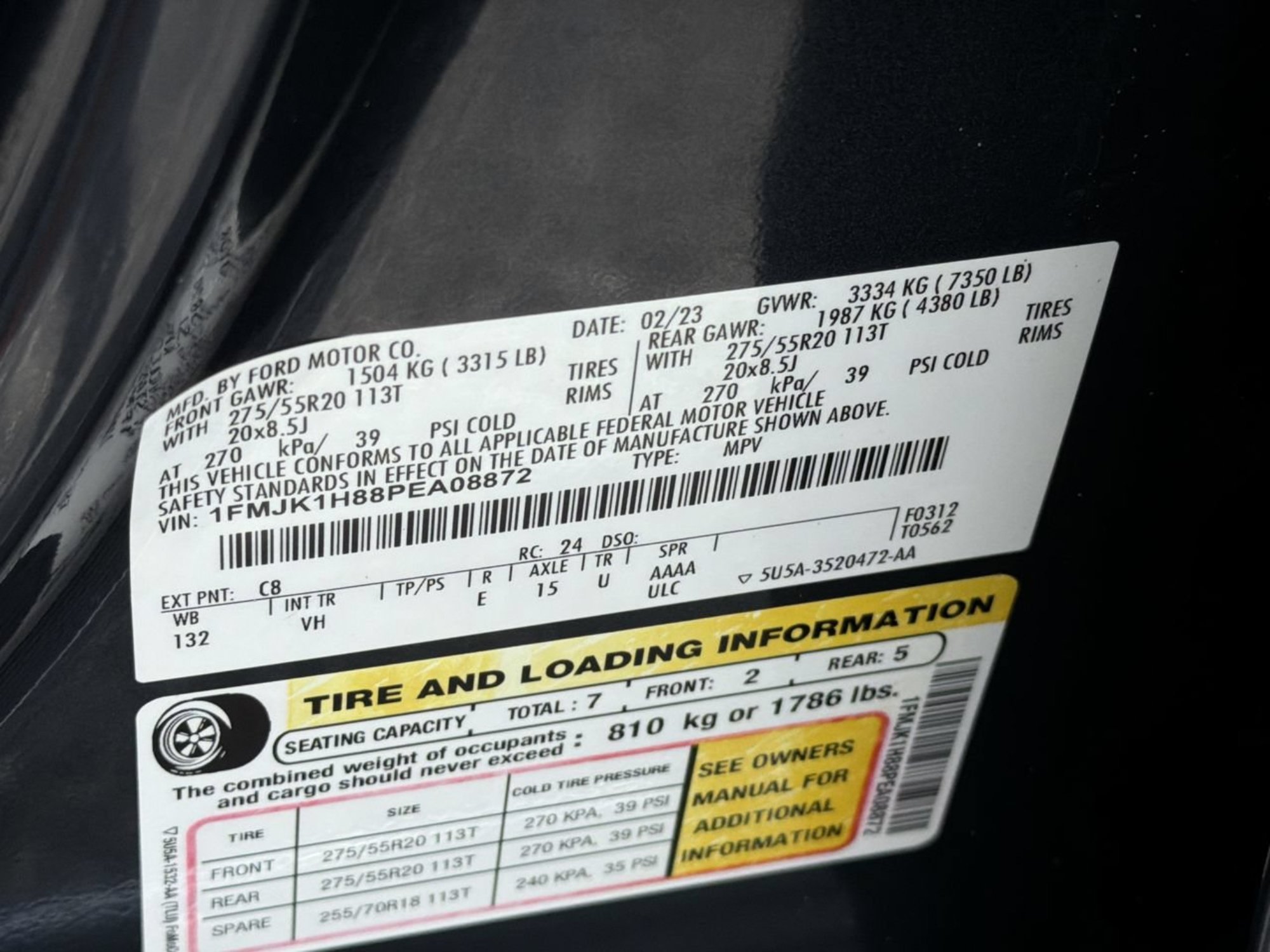 Used 2023 Blue Metallic Ford XLT image 30
