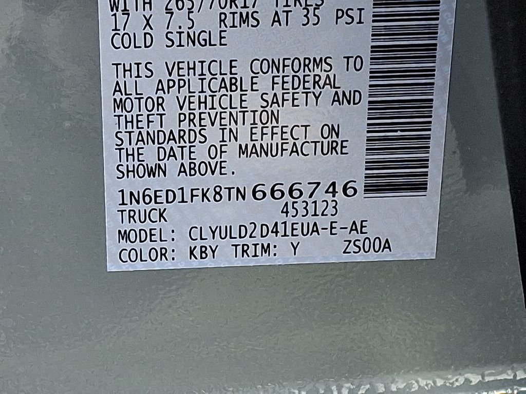 2026 Nissan Frontier — photo 19
