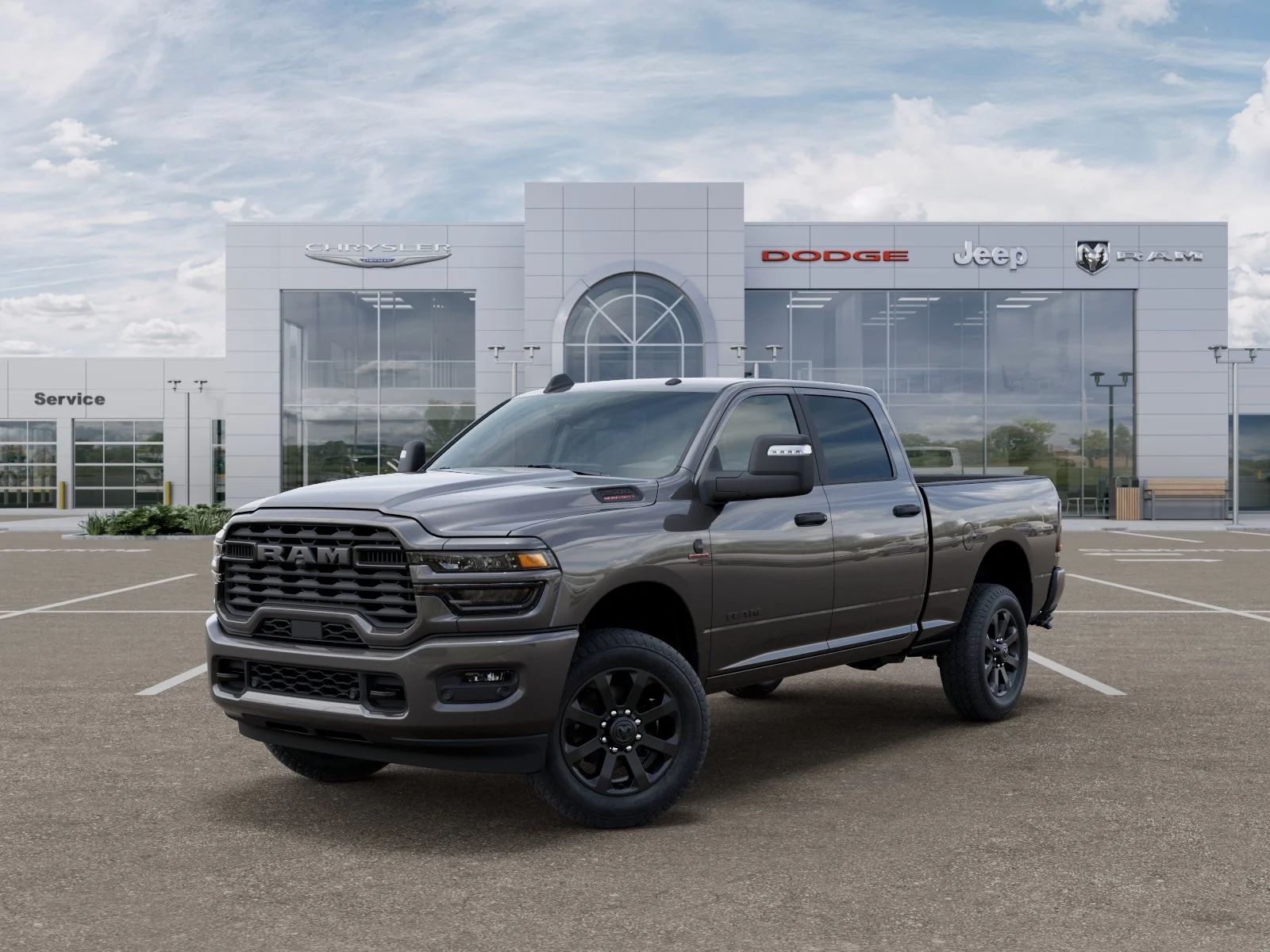 New 2026 Granite Crystal Metallic Clearcoat RAM Big Horn image 27