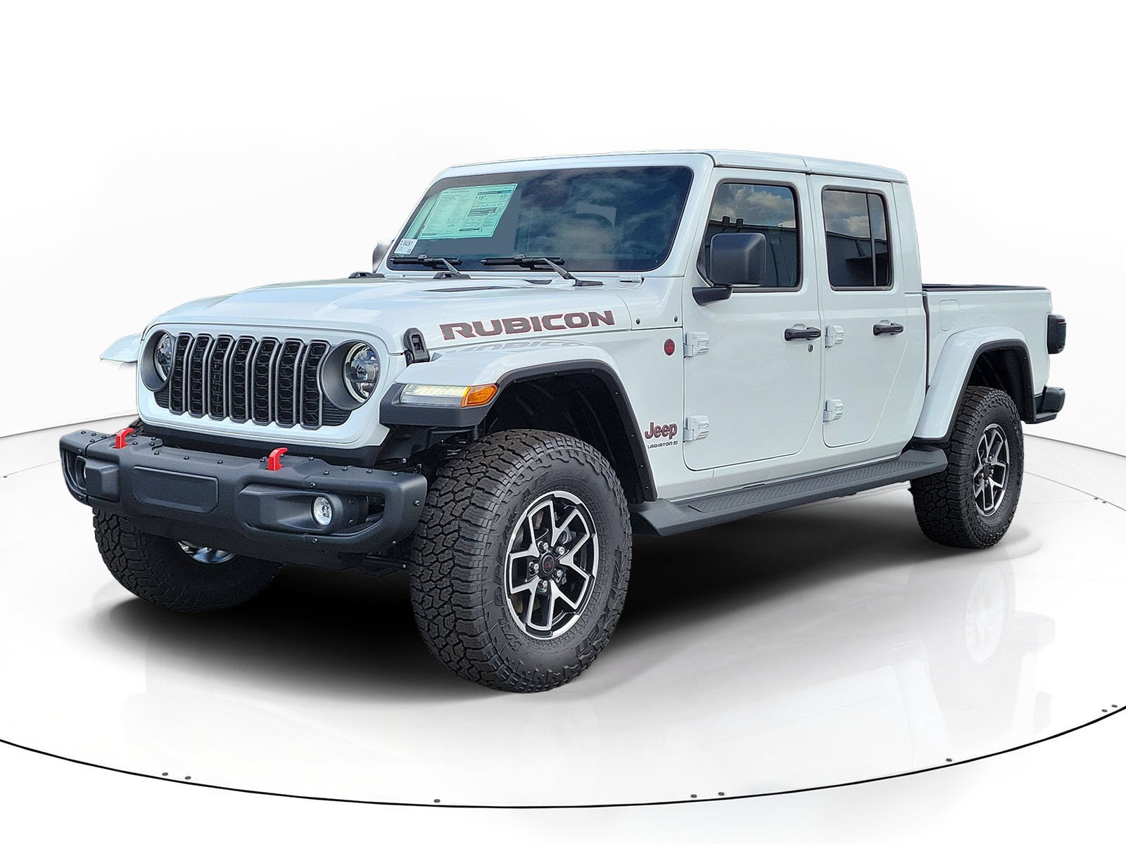 New 2026 Bright White Clear-Coat Exterior Paint Jeep Rubicon image 1