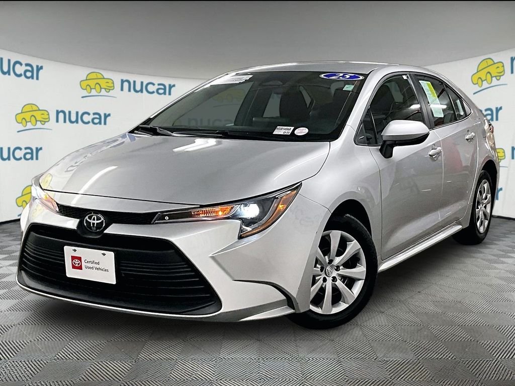 Certified Used 2025 Silver Toyota LE image 3