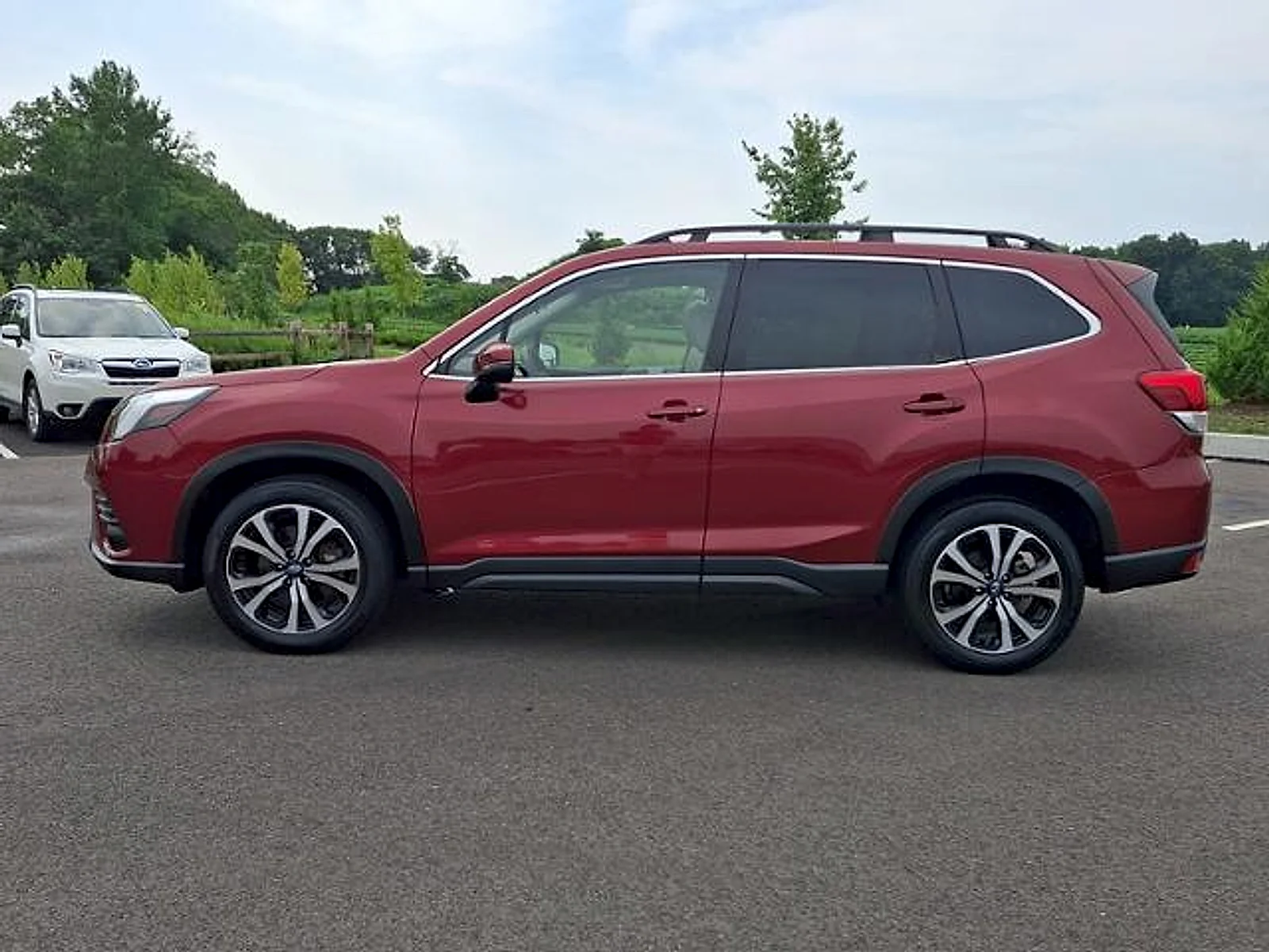 Used 2022 Crimson Red Pearl Subaru Limited image 4